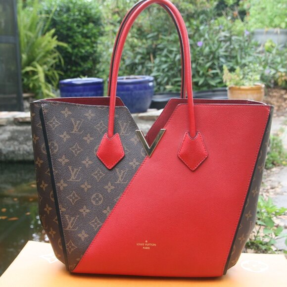 LOUIS VUITTON MONOGRAM CANVAS+LEATHER KIMONO MM BAG RETAIL $3250-100% AUTHENTIC - Picture 1 of 16